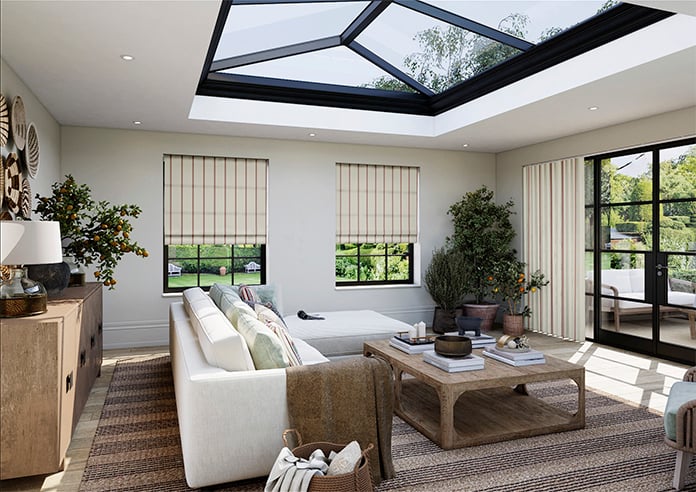 The British Stripe Co. Victoria, Highlands No.1 - Twist&Fit Roman Blind - Image 7